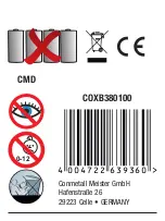 Предварительный просмотр 12 страницы Connex 4004722639360 Manual