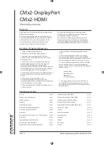 Предварительный просмотр 2 страницы Connex CMx2-RX Instruction Manual