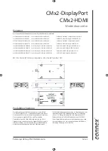 Предварительный просмотр 3 страницы Connex CMx2-RX Instruction Manual