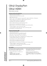 Предварительный просмотр 4 страницы Connex CMx2-RX Instruction Manual