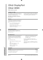 Предварительный просмотр 10 страницы Connex CMx2-RX Instruction Manual