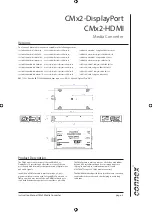 Предварительный просмотр 15 страницы Connex CMx2-RX Instruction Manual