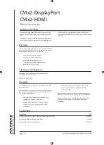 Предварительный просмотр 22 страницы Connex CMx2-RX Instruction Manual