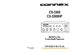 Connex CX-3300 Owner'S Manual предпросмотр