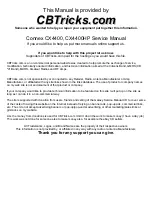 Connex CX-4400 HP Service Manual preview