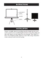 Предварительный просмотр 3 страницы Connex E-LUMINATE CP202 Instruction Manual