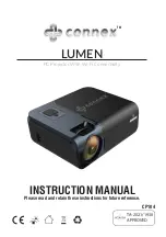 Connex LUMEN CP104 Instruction Manual предпросмотр