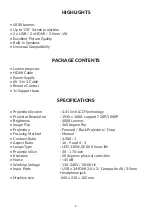 Preview for 2 page of Connex LUMEN CP104 Instruction Manual