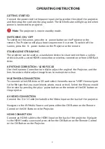 Preview for 4 page of Connex LUMEN CP104 Instruction Manual