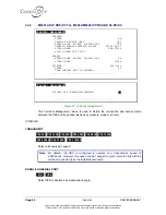 Preview for 62 page of Connexity M6501 Operating Manual