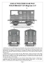 Preview for 4 page of Connoisseur Models GWR TOAD Diagram AA7 Instruction Booklet