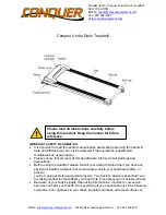 Предварительный просмотр 2 страницы Conquer 330-UDTM Manual