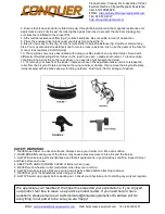 Preview for 2 page of Conquer Pro 530-TRNR5SPD Manual