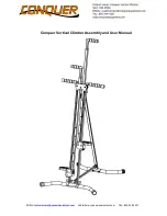 Conquer Vertical Climber Assembly And User'S Manual preview