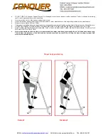 Предварительный просмотр 3 страницы Conquer Vertical Climber Assembly And User'S Manual