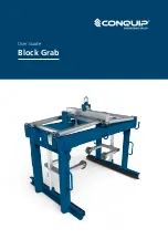 Предварительный просмотр 1 страницы Conquip Block Grab 800 User Manual