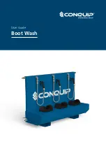 Conquip Boot Wash User Manual предпросмотр