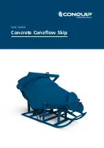 Conquip Concrete Coneflow Skip Series User Manual предпросмотр