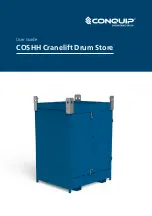 Conquip COSHH Cranelift Drum Store User Manual preview