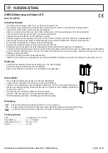 Preview for 1 page of Conrad Electronic 1007521 Quick Manual