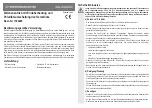 Preview for 1 page of Conrad Electronic 1396900 Operating Manual