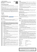 Preview for 1 page of Conrad Electronic 2521755 Operating Instructions