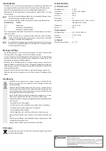 Preview for 2 page of Conrad Electronic 57 74 93 Operating Instructions Manual