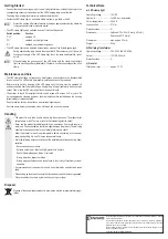 Preview for 4 page of Conrad Electronic 57 74 93 Operating Instructions Manual