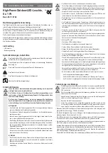 Conrad Electronic 57 87 04 Operating Instructions Manual preview