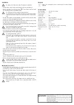 Preview for 4 page of Conrad Electronic 57 87 04 Operating Instructions Manual