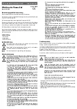 Preview for 1 page of Conrad Electronic 59 00 22 Operating Instructions Manual