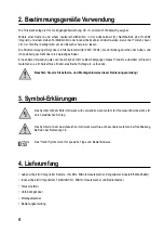 Preview for 4 page of Conrad Electronic 61 05 83 Operating Instructions Manual