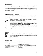 Preview for 22 page of Conrad Electronic 61 06 29 Operating Instructions Manual