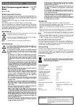 Conrad Electronic 61 08 99 Operating Instructions preview