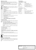 Preview for 4 page of Conrad Electronic 64 64 43 Operating Instructions Manual