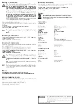 Предварительный просмотр 4 страницы Conrad Electronic 751533 Operating Instructions Manual