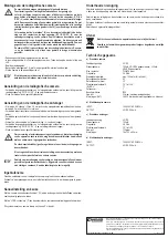 Предварительный просмотр 8 страницы Conrad Electronic 751533 Operating Instructions Manual