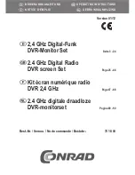 Preview for 1 page of Conrad Electronic 751800 Operation Instructions Manual