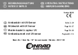 Conrad Electronic 86 01 02 Operating Instructions Manual preview