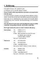 Preview for 3 page of Conrad Electronic ASH888 Operating Instructions Manual