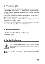 Preview for 21 page of Conrad Electronic ASH888 Operating Instructions Manual