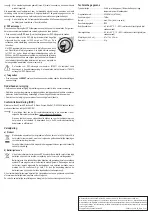 Предварительный просмотр 8 страницы Conrad Electronic Eurochron 1760612 Operating Instructions Manual