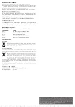 Preview for 2 page of Conrad Electronic Eurochron CHRONO 900 Operating Instructions Manual