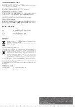 Preview for 4 page of Conrad Electronic Eurochron CHRONO 900 Operating Instructions Manual