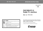 Conrad Electronic FAZ 3000-PC-2 Operating Instructions Manual preview