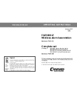 Preview for 1 page of Conrad Electronic FAZ 3000-PIR-2 Operating Instructions Manual