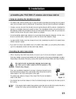 Preview for 23 page of Conrad Electronic FAZ 3000-PIR-2 Operating Instructions Manual