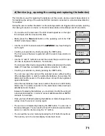 Preview for 71 page of Conrad Electronic FAZ 3000-PIR-2 Operating Instructions Manual