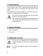 Preview for 4 page of Conrad Electronic FS20 S4 Operating Instructions Manual