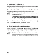 Preview for 10 page of Conrad Electronic FS20 S4 Operating Instructions Manual